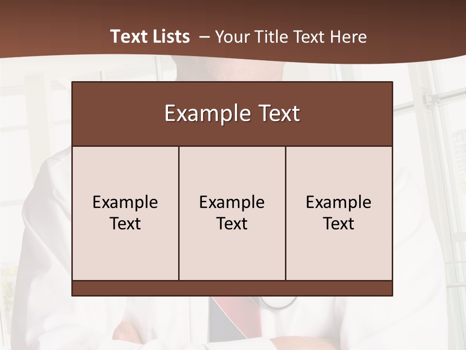 Adult Doctor Male PowerPoint Template