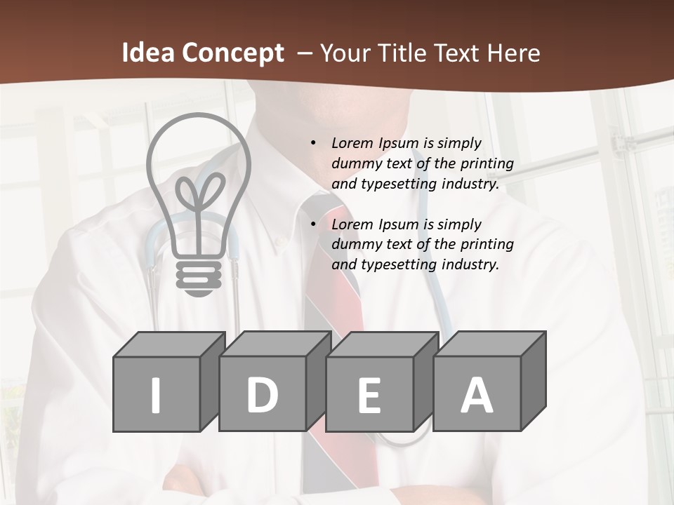 Adult Doctor Male PowerPoint Template