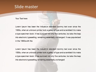 Person Young Break PowerPoint Template