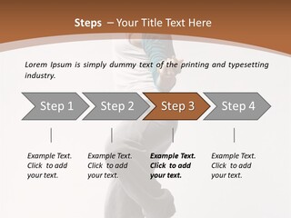 Person Young Break PowerPoint Template