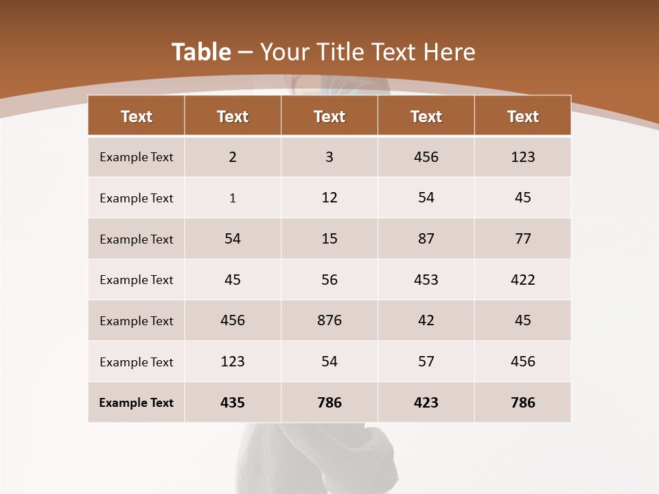 Person Young Break PowerPoint Template