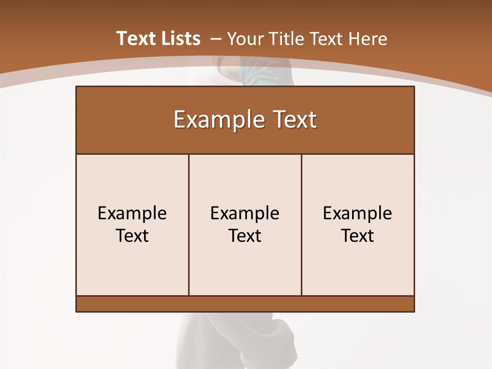 Person Young Break PowerPoint Template