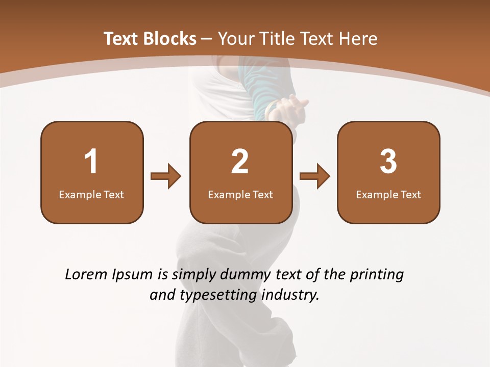 Person Young Break PowerPoint Template