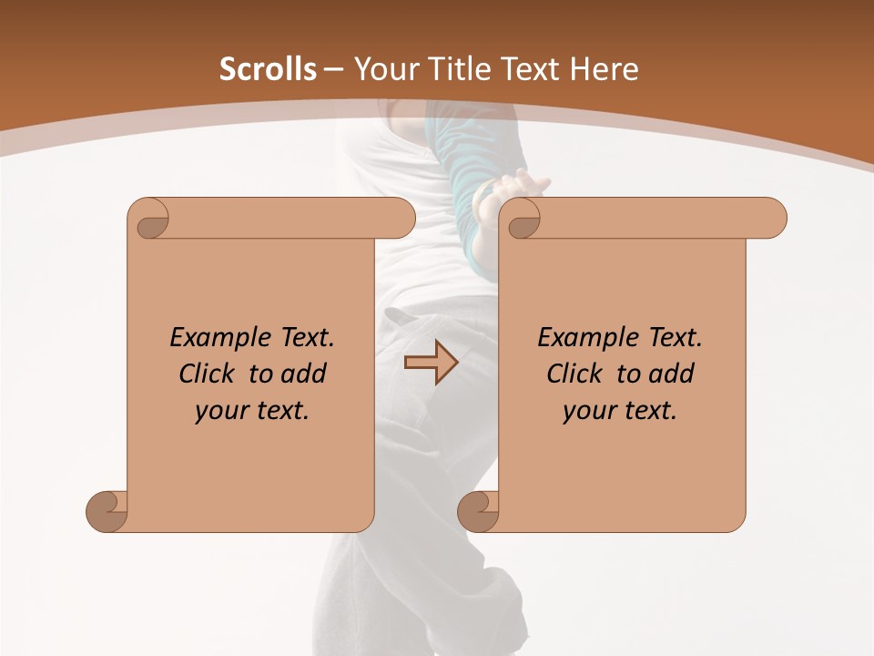 Person Young Break PowerPoint Template