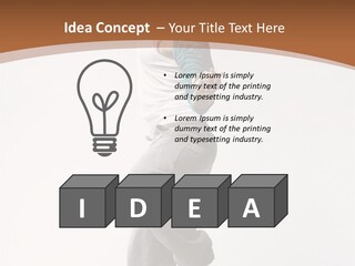 Person Young Break PowerPoint Template