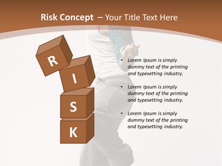 Person Young Break PowerPoint Template