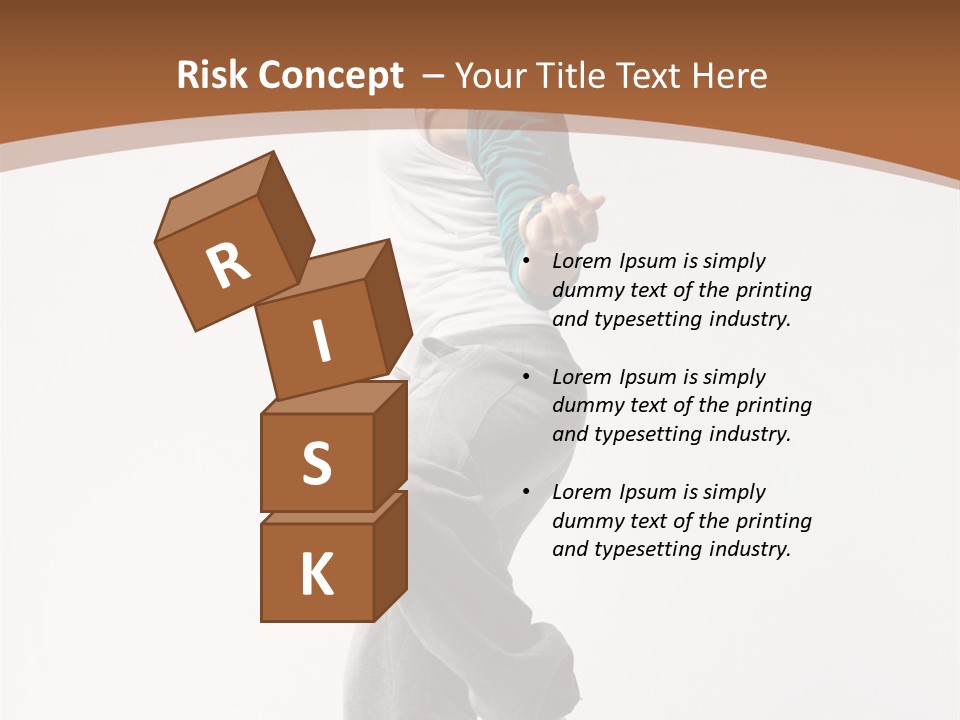 Person Young Break PowerPoint Template