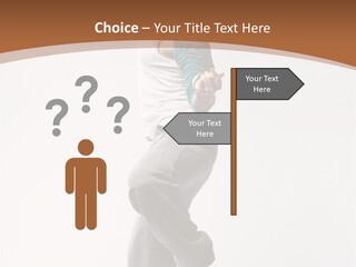 Person Young Break PowerPoint Template