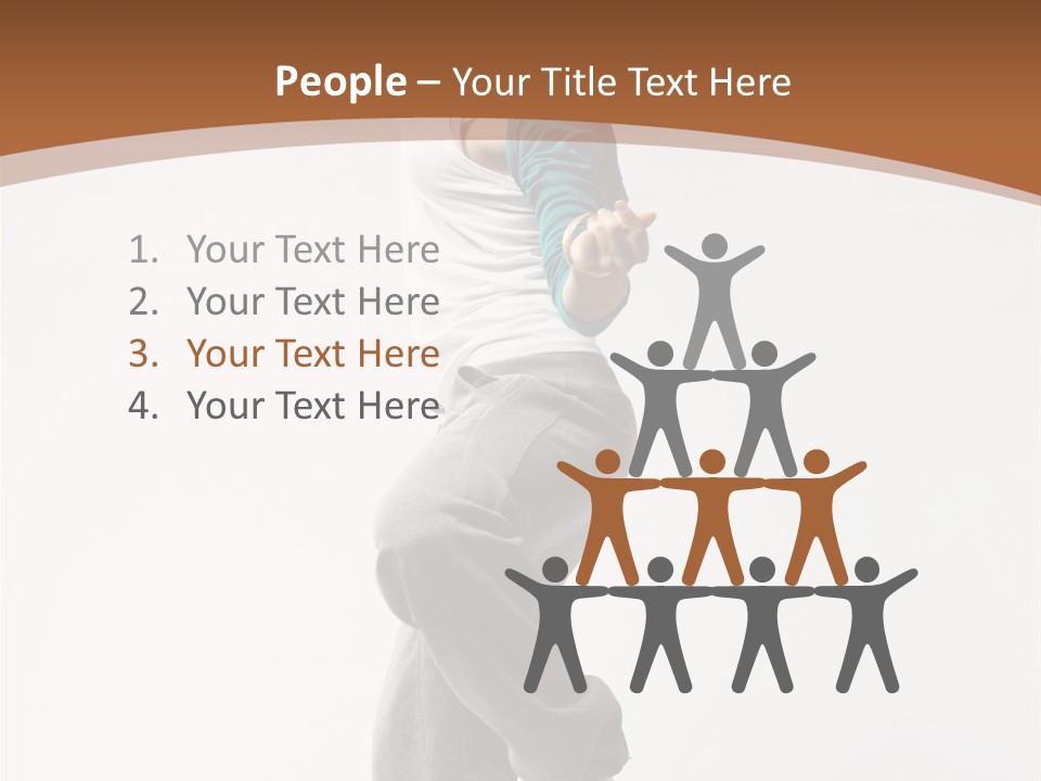 Person Young Break PowerPoint Template