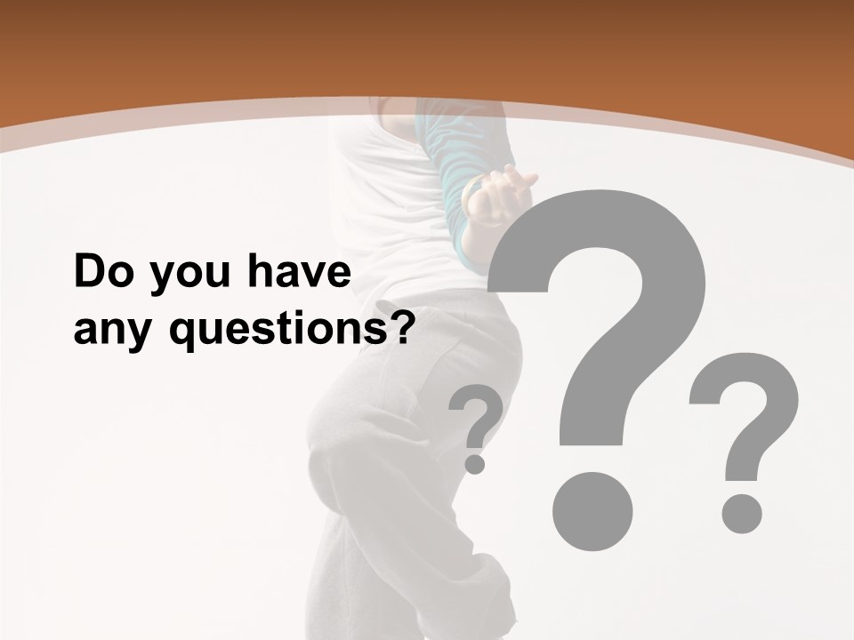 Person Young Break PowerPoint Template