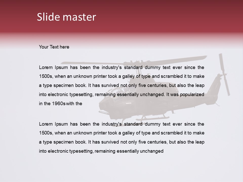 Military Army Rocket PowerPoint Template