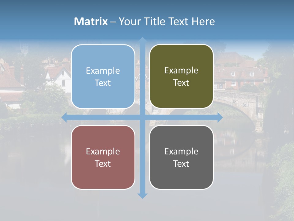Tidal Maidstone Medway PowerPoint Template