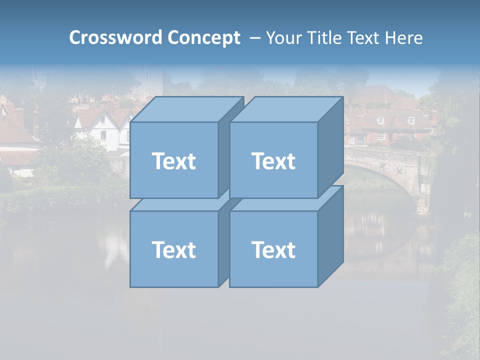 Tidal Maidstone Medway PowerPoint Template