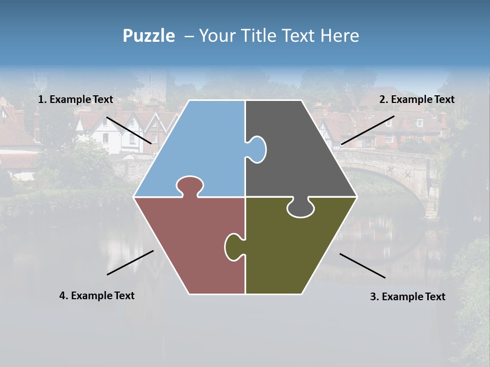 Tidal Maidstone Medway PowerPoint Template