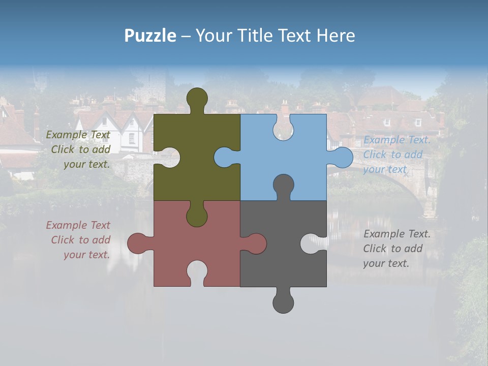 Tidal Maidstone Medway PowerPoint Template