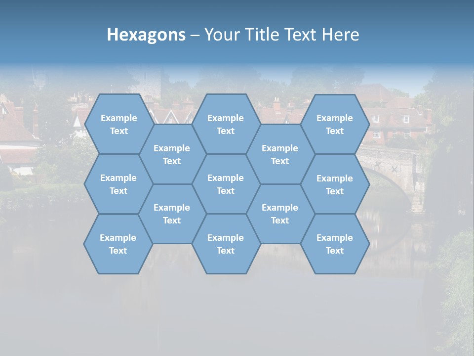 Tidal Maidstone Medway PowerPoint Template