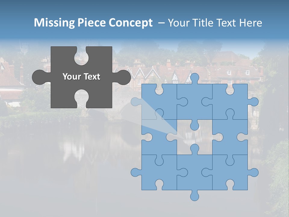 Tidal Maidstone Medway PowerPoint Template