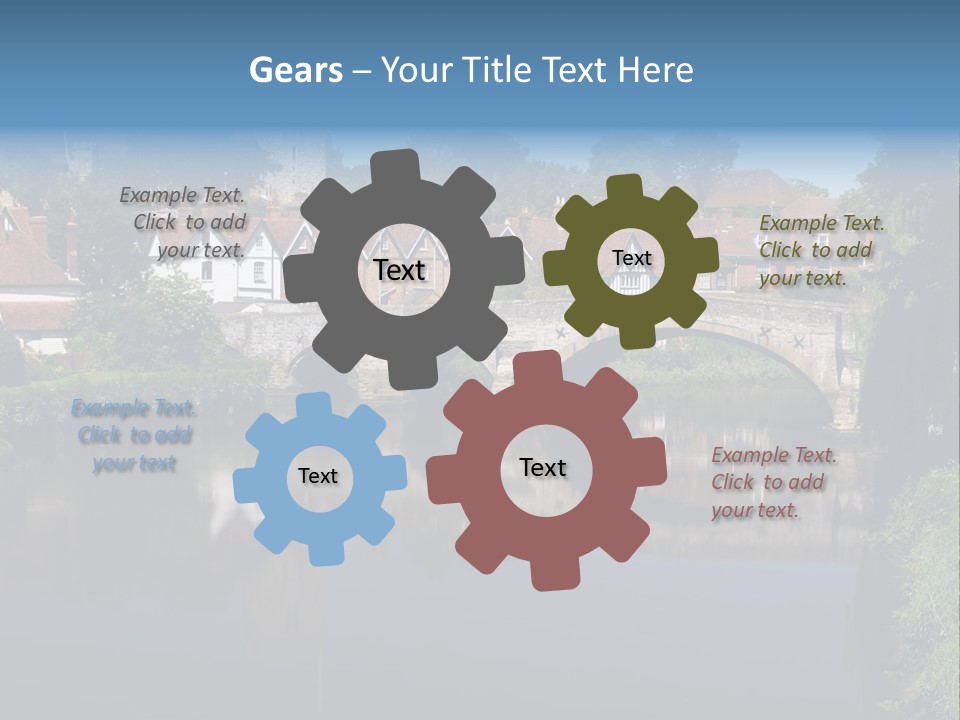 Tidal Maidstone Medway PowerPoint Template