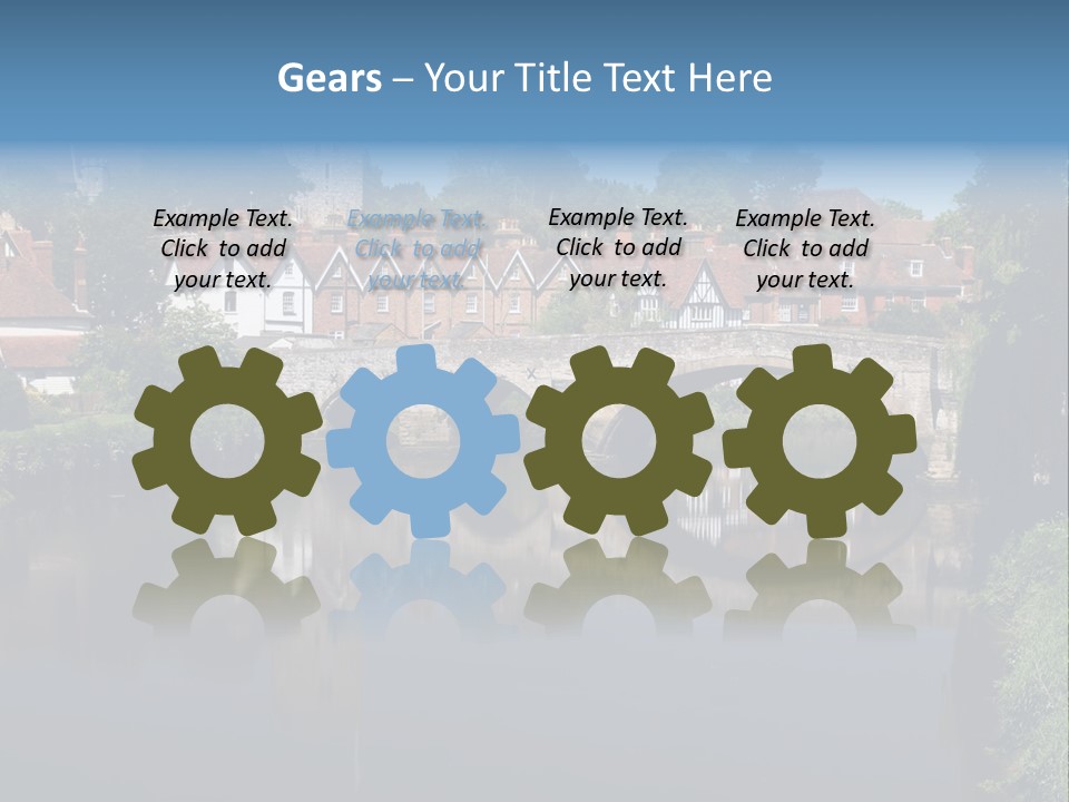 Tidal Maidstone Medway PowerPoint Template