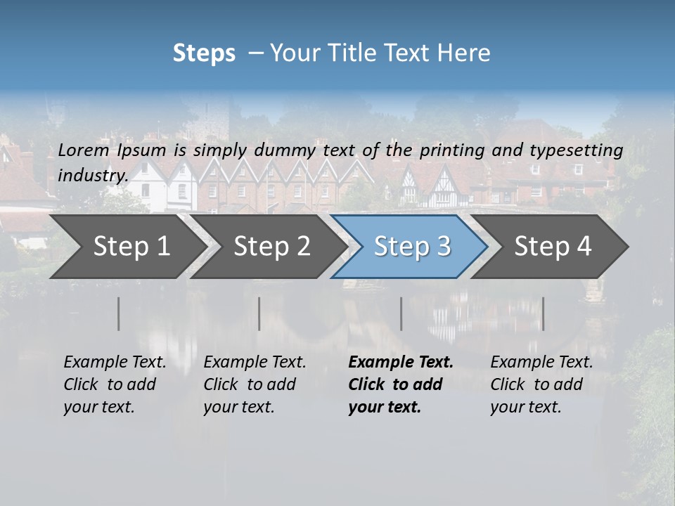 Tidal Maidstone Medway PowerPoint Template