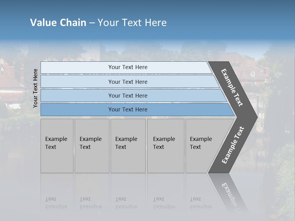 Tidal Maidstone Medway PowerPoint Template