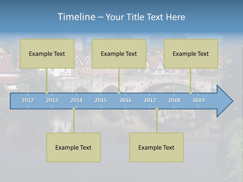 Tidal Maidstone Medway PowerPoint Template
