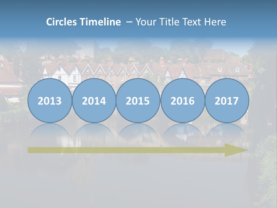 Tidal Maidstone Medway PowerPoint Template