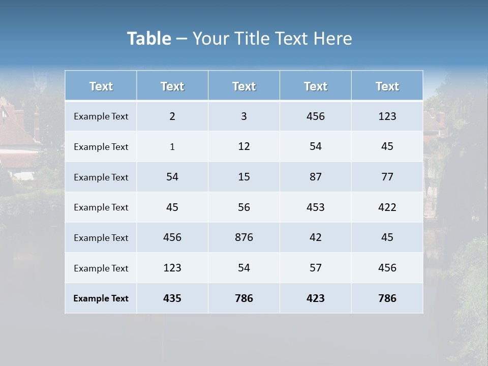Tidal Maidstone Medway PowerPoint Template