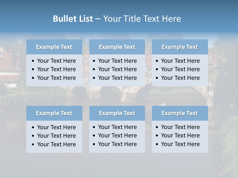 Tidal Maidstone Medway PowerPoint Template