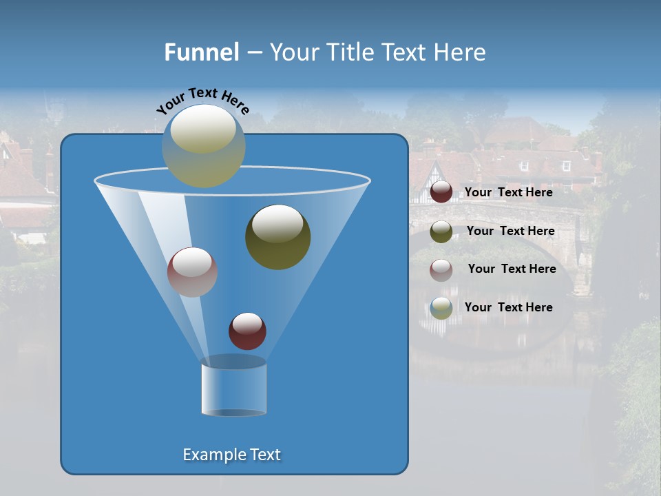 Tidal Maidstone Medway PowerPoint Template