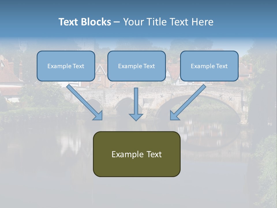 Tidal Maidstone Medway PowerPoint Template