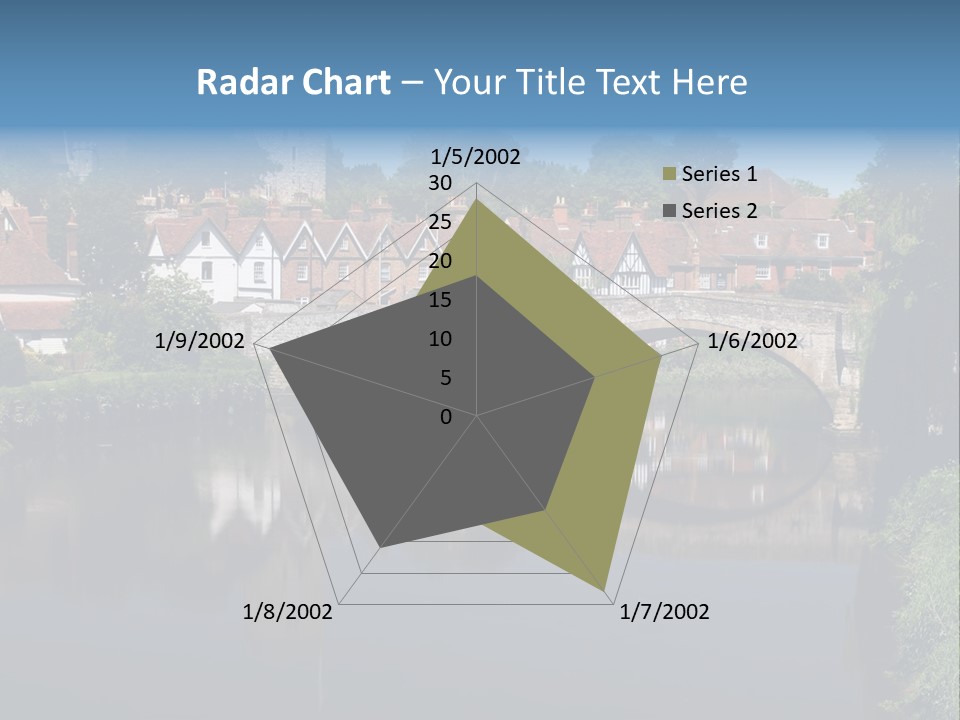 Tidal Maidstone Medway PowerPoint Template