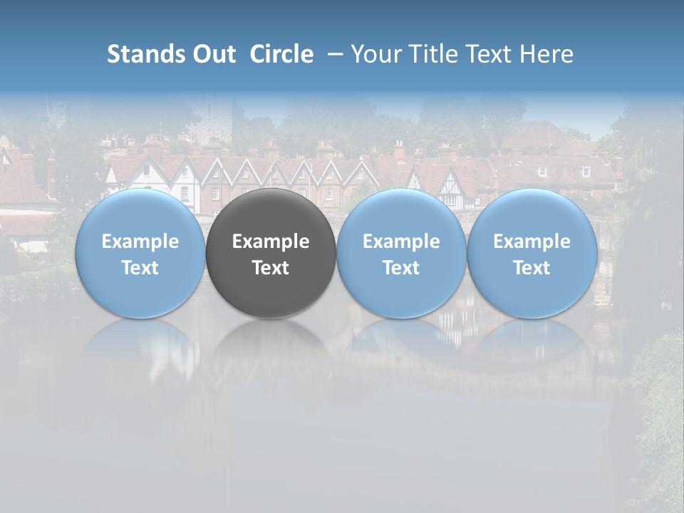 Tidal Maidstone Medway PowerPoint Template