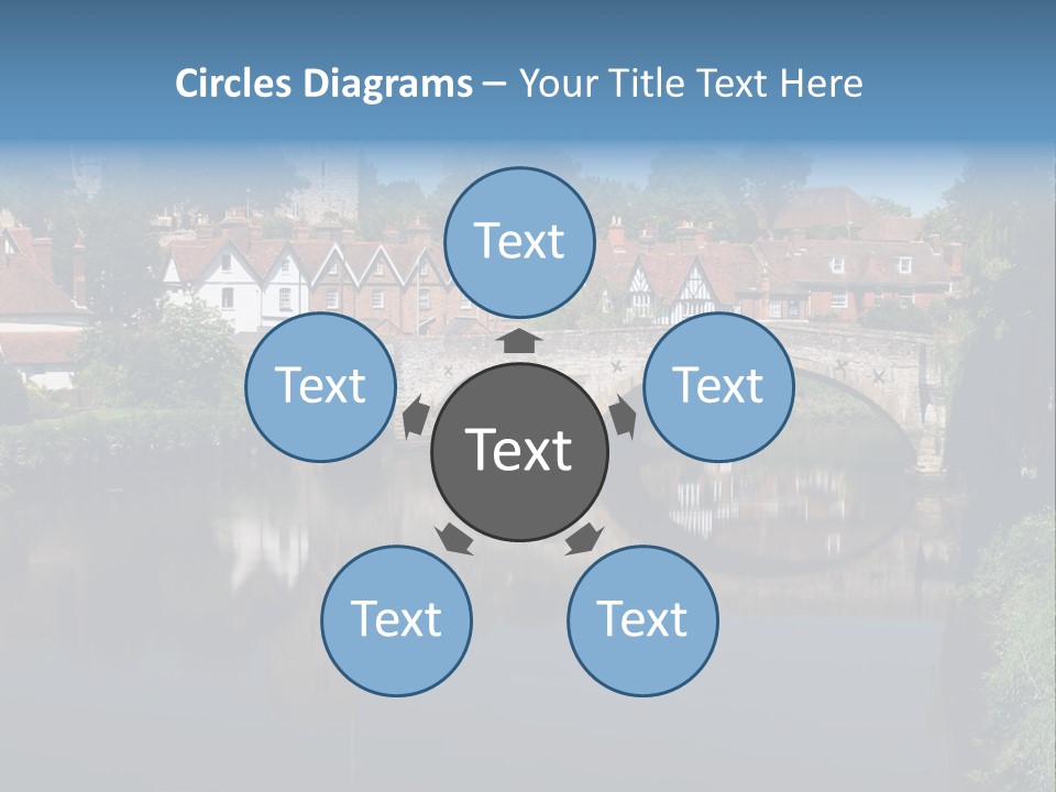 Tidal Maidstone Medway PowerPoint Template
