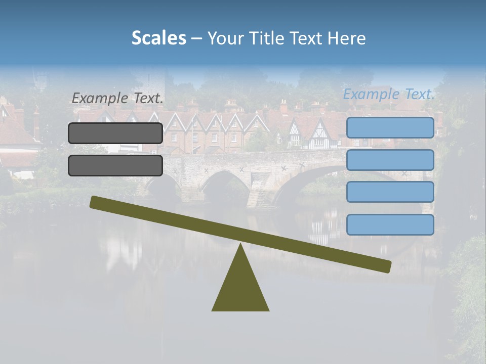 Tidal Maidstone Medway PowerPoint Template