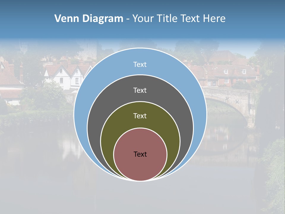 Tidal Maidstone Medway PowerPoint Template