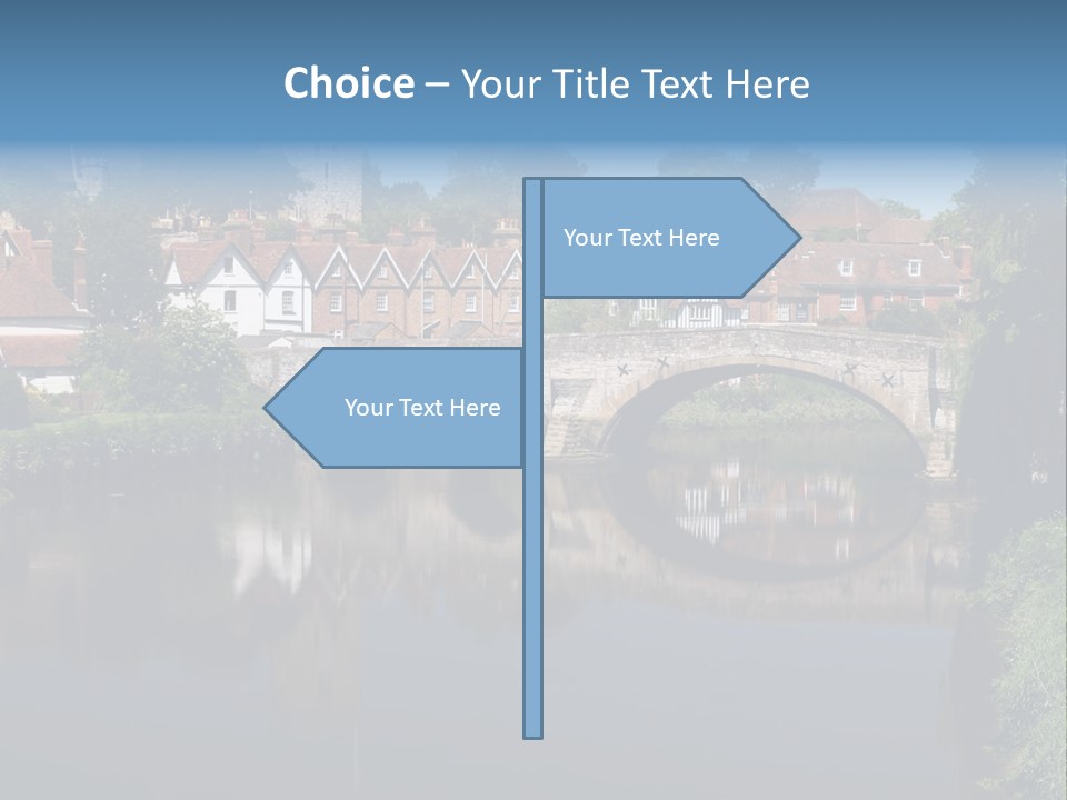 Tidal Maidstone Medway PowerPoint Template