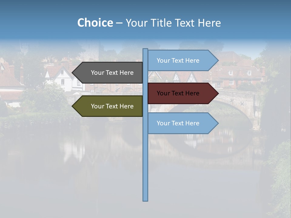 Tidal Maidstone Medway PowerPoint Template