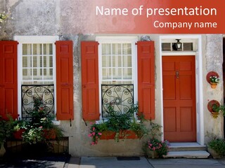 Shutters City Cast PowerPoint Template