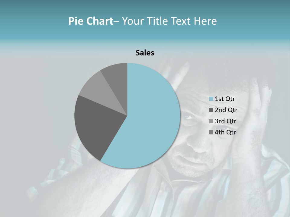 Wrinkle Unshaven Loneliness PowerPoint Template