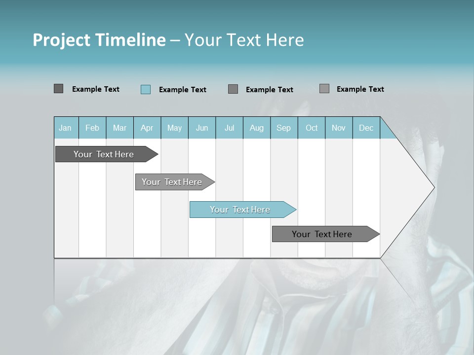 Wrinkle Unshaven Loneliness PowerPoint Template
