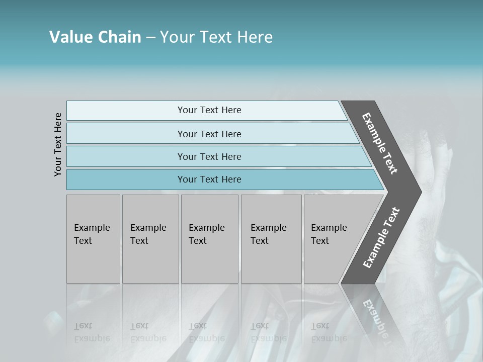Wrinkle Unshaven Loneliness PowerPoint Template