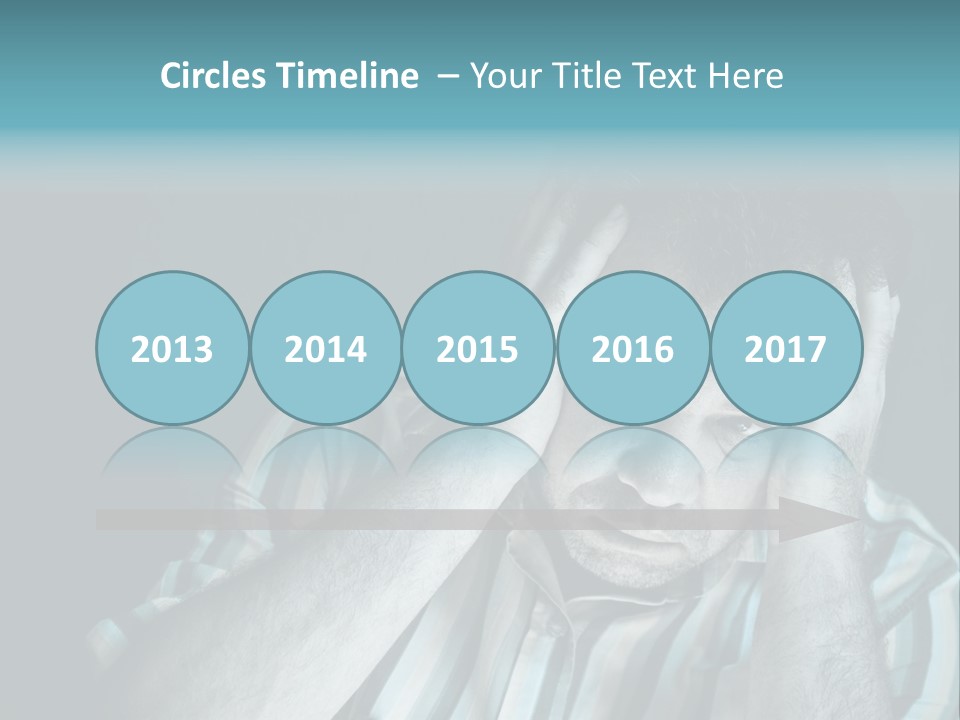 Wrinkle Unshaven Loneliness PowerPoint Template