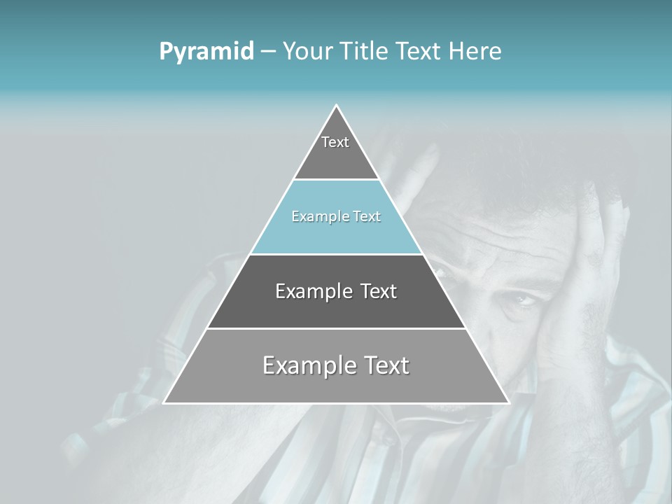 Wrinkle Unshaven Loneliness PowerPoint Template