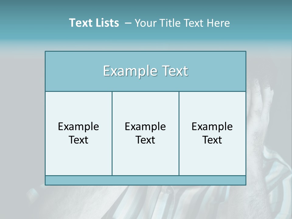 Wrinkle Unshaven Loneliness PowerPoint Template