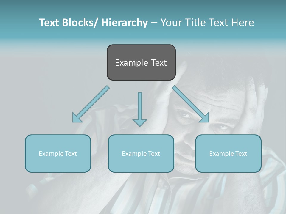 Wrinkle Unshaven Loneliness PowerPoint Template