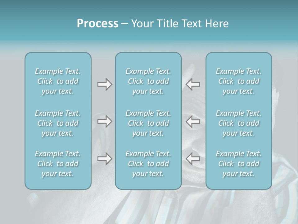 Wrinkle Unshaven Loneliness PowerPoint Template