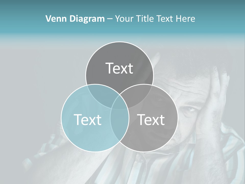 Wrinkle Unshaven Loneliness PowerPoint Template