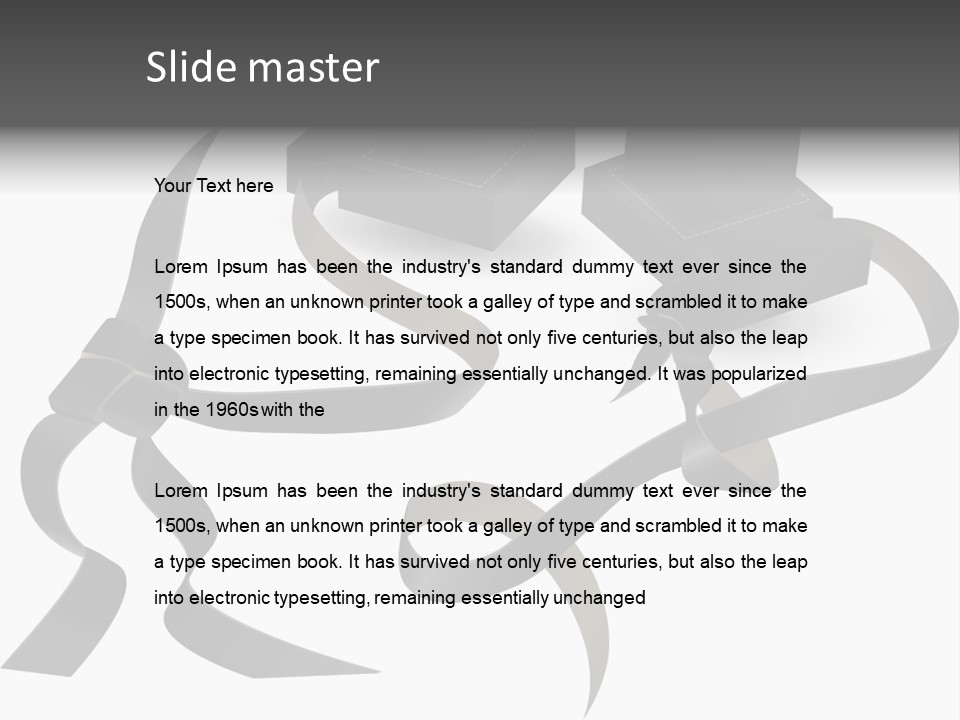 White Tfilin Vector PowerPoint Template