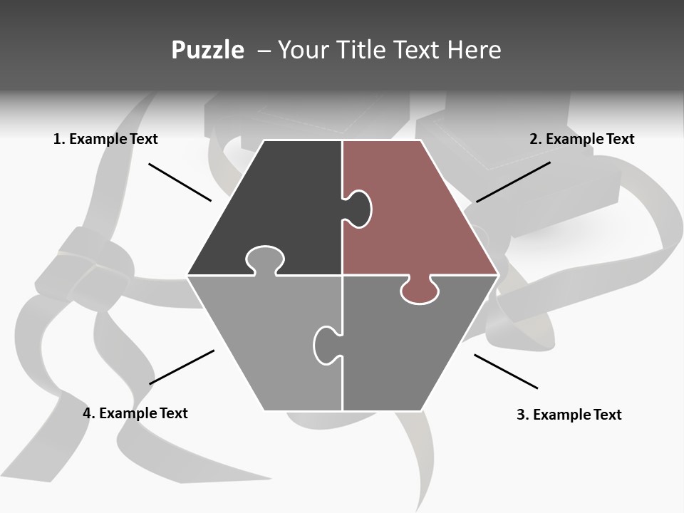 White Tfilin Vector PowerPoint Template